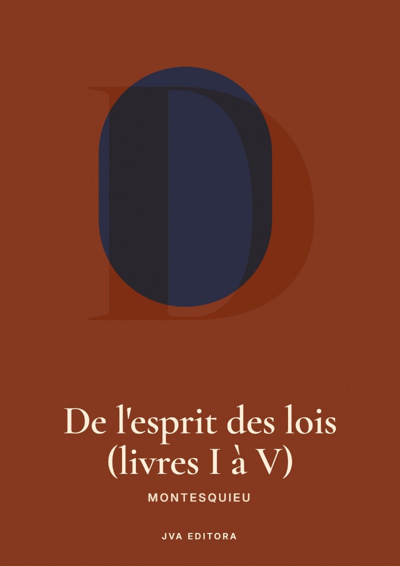 Portada de De l'esprit des lois (livres I à V)