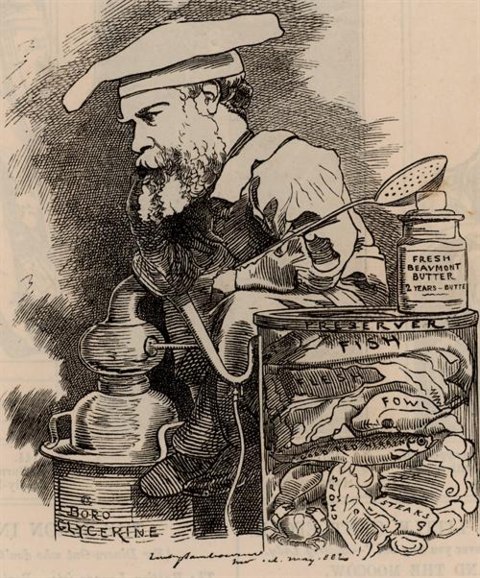 Retrato de Frederick Settle Barff