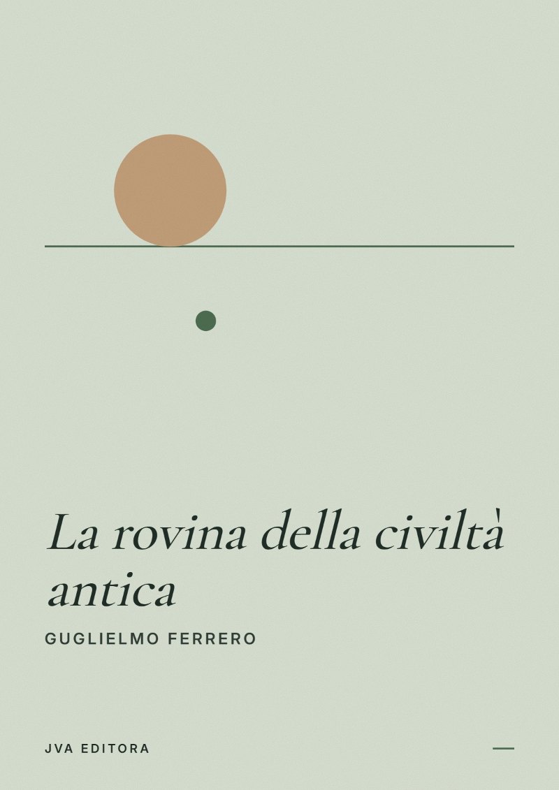 Capa de La rovina della civiltà antica
