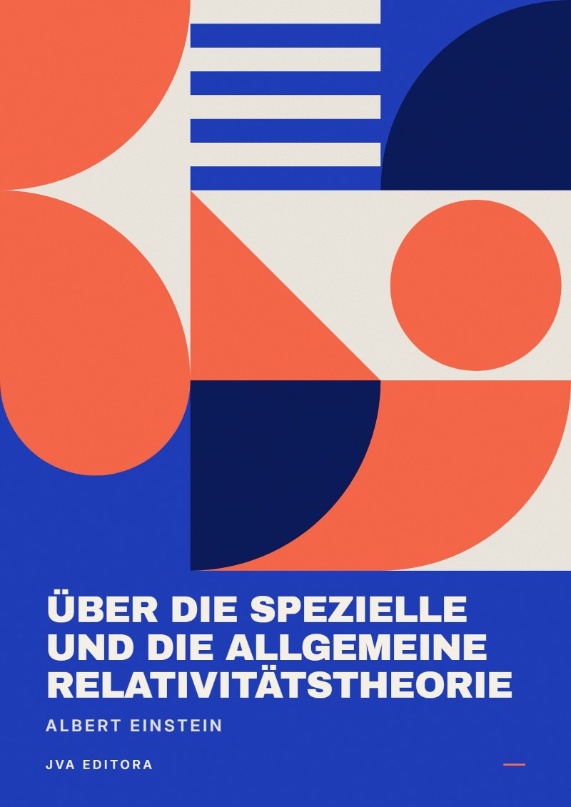 Portada de Über die spezielle und die allgemeine Relativitätstheorie