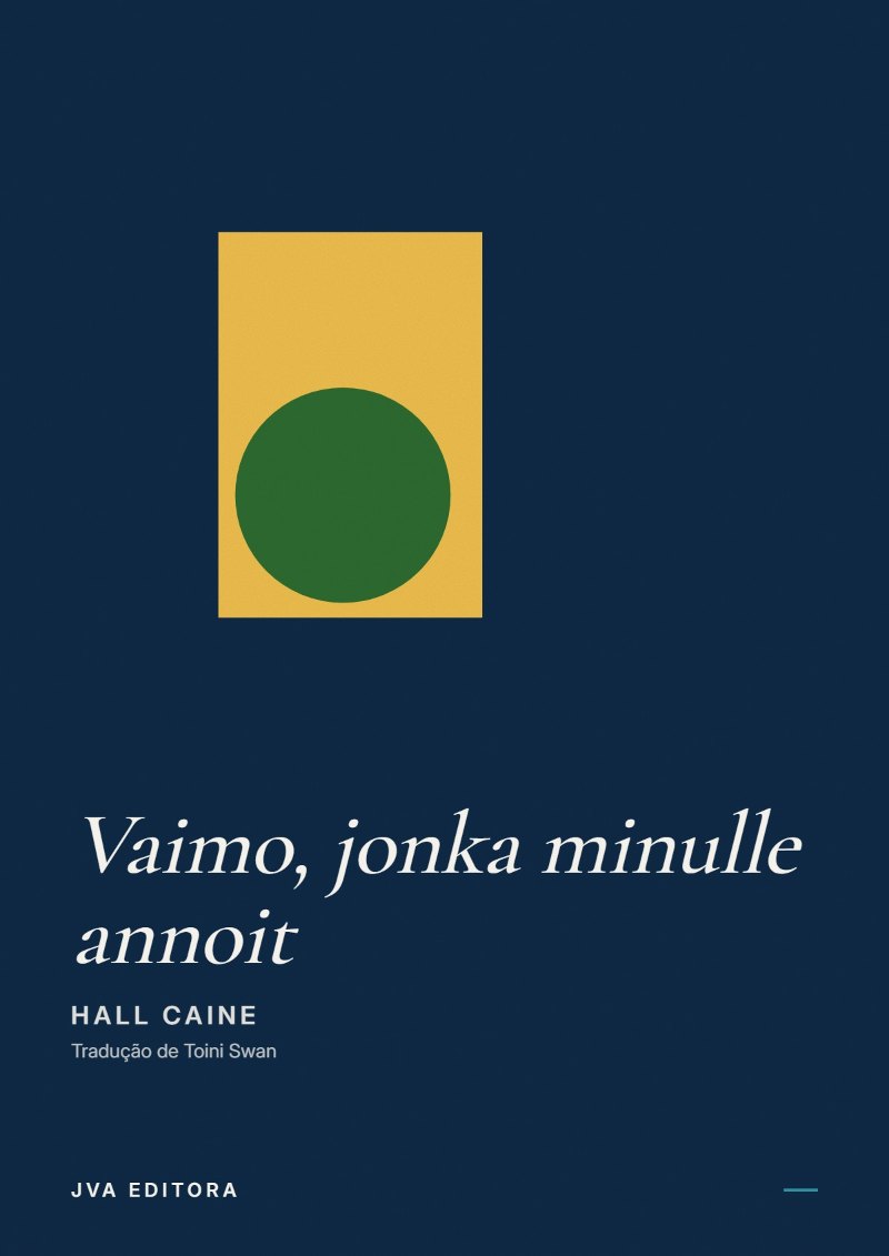 Portada de Vaimo, jonka minulle annoit