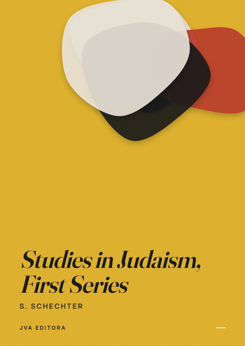 Couverture de Studies in Judaism, First Series