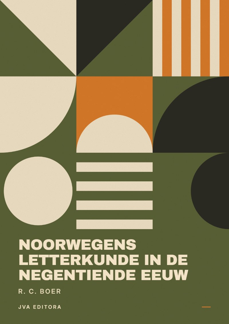 Capa de Noorwegens Letterkunde in de Negentiende Eeuw