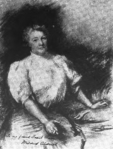 Porträt von Mildred Aldrich