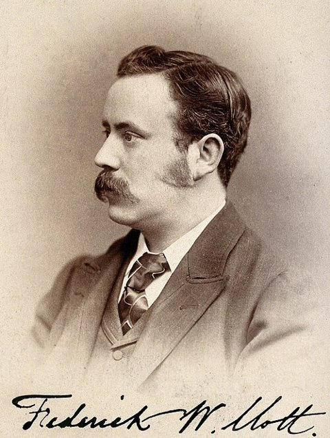 Retrato de F. W. Mott