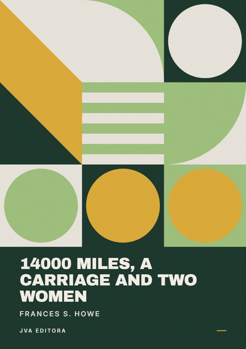 Cover von 14000 miles, a carriage and two women