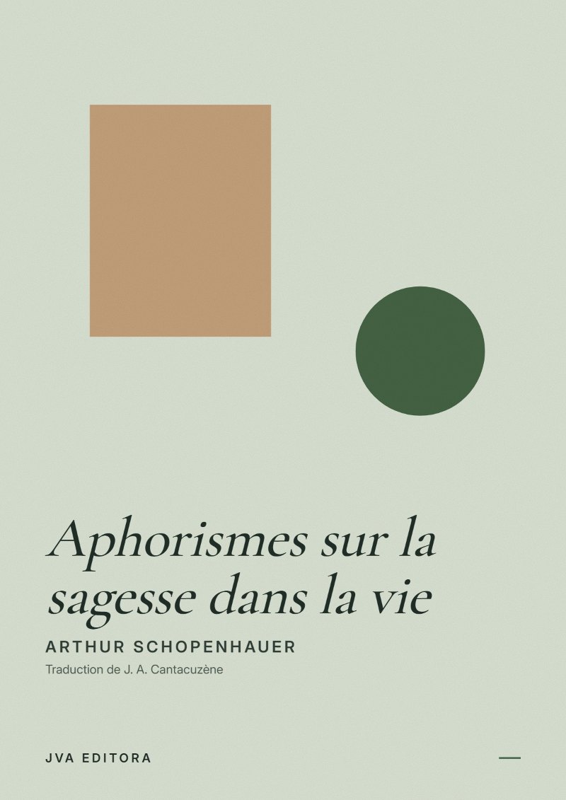 Couverture de Aphorismes sur la sagesse dans la vie