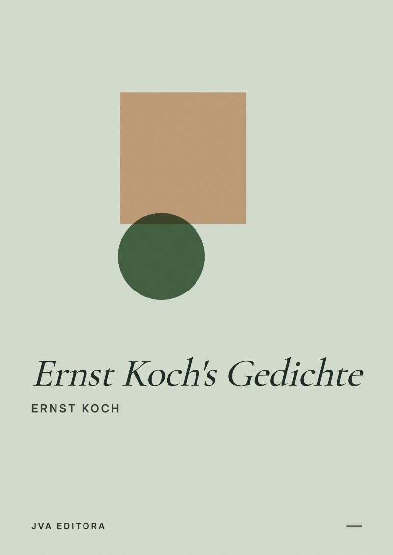 Portada de Ernst Koch's Gedichte