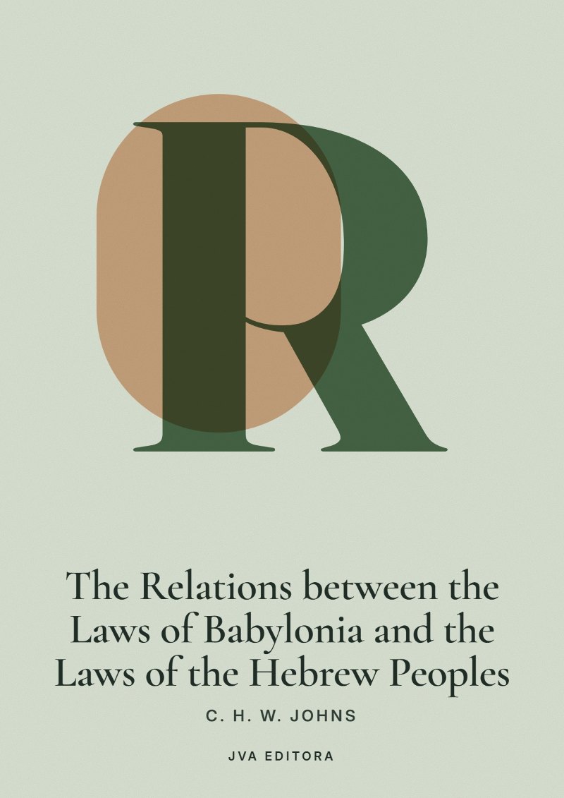 Portada de The Relations between the Laws of Babylonia and the Laws of the Hebrew Peoples