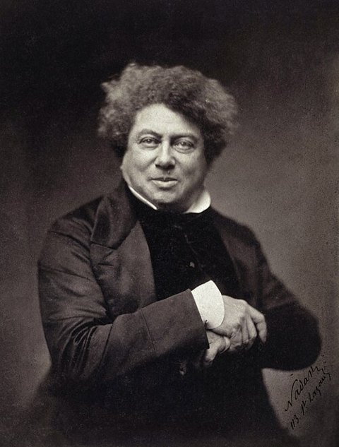 Alexandre Dumas的肖像