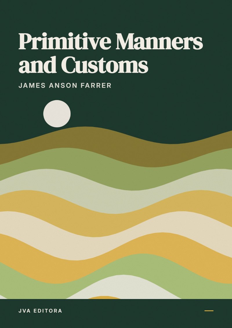 Copertina di Primitive Manners and Customs