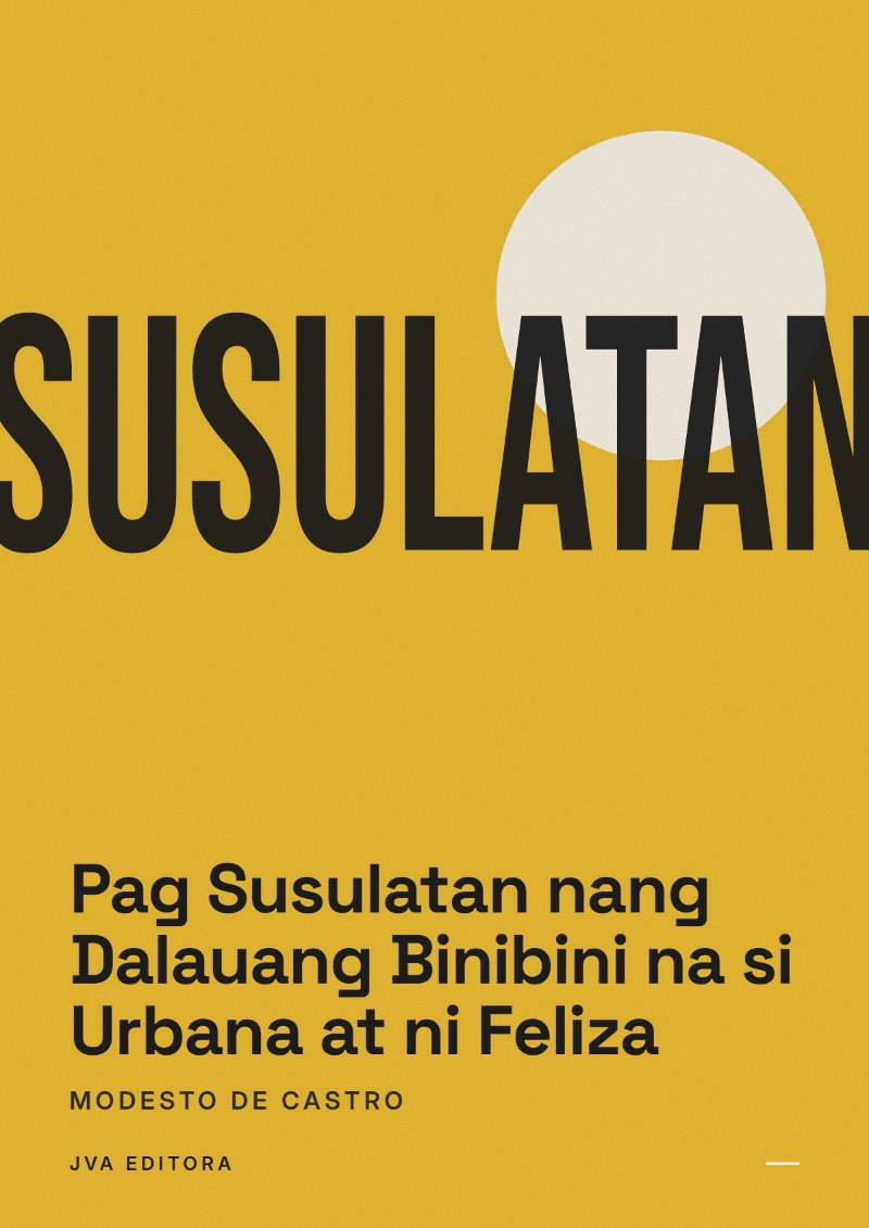 Capa de Pag Susulatan nang Dalauang Binibini na si Urbana at ni Feliza
