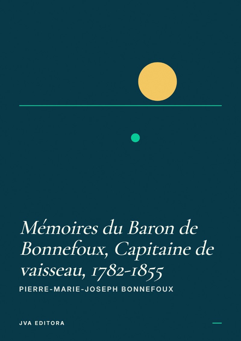 Capa de Mémoires du Baron de Bonnefoux, Capitaine de vaisseau, 1782-1855