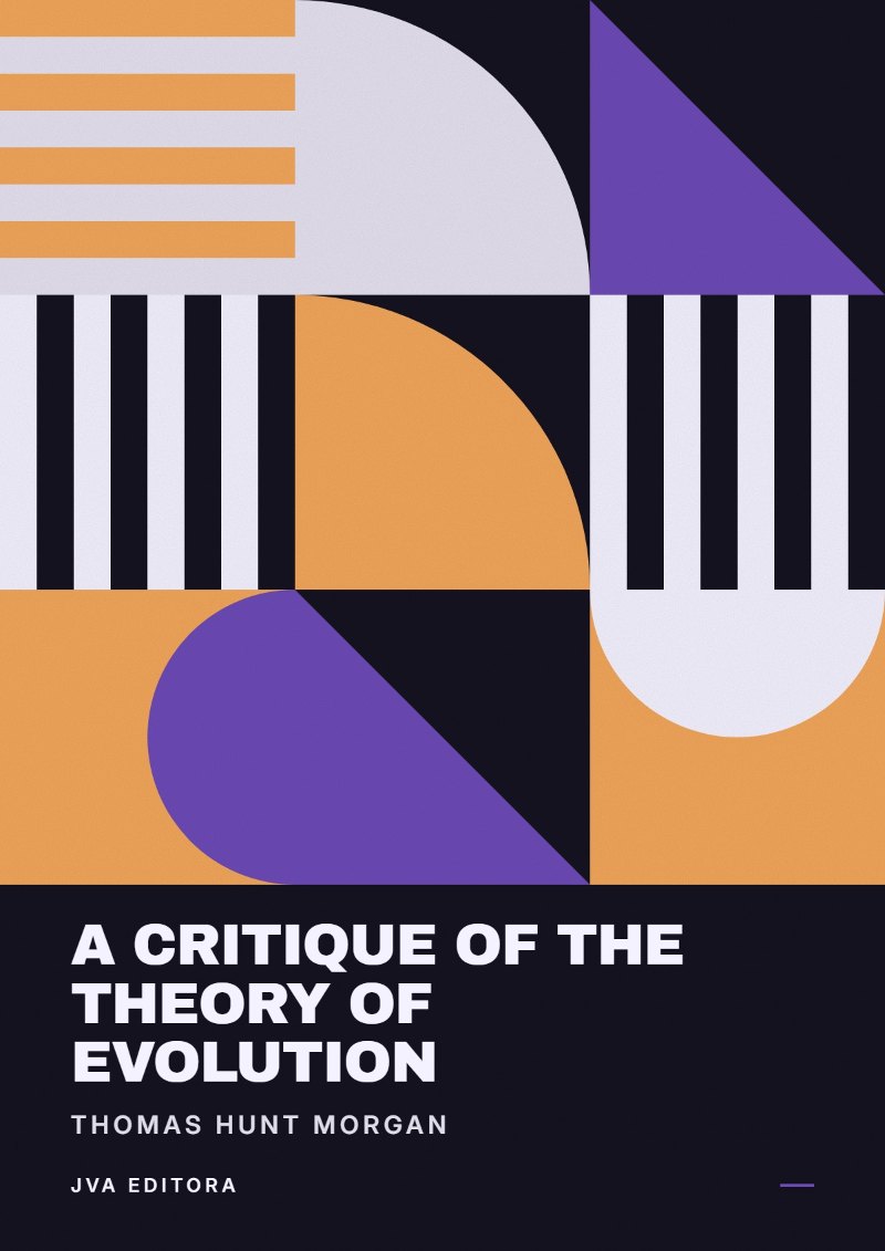 Capa de A Critique of the Theory of Evolution