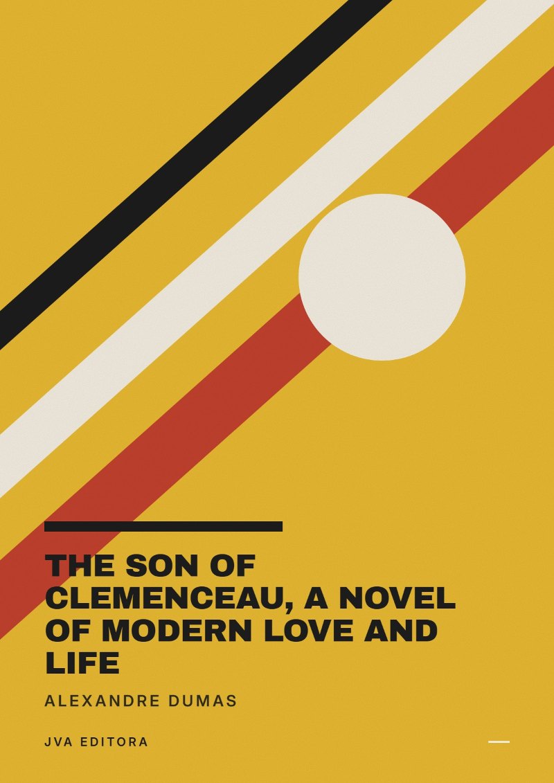 Capa de The Son of Clemenceau, A Novel of Modern Love and Life