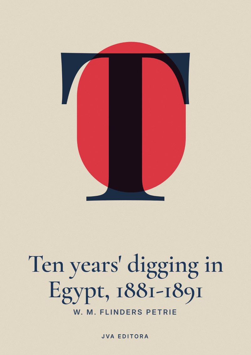 《Ten years' digging in Egypt, 1881-1891》封面