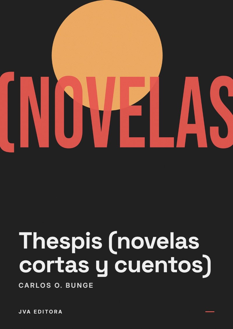 Copertina di Thespis (novelas cortas y cuentos)
