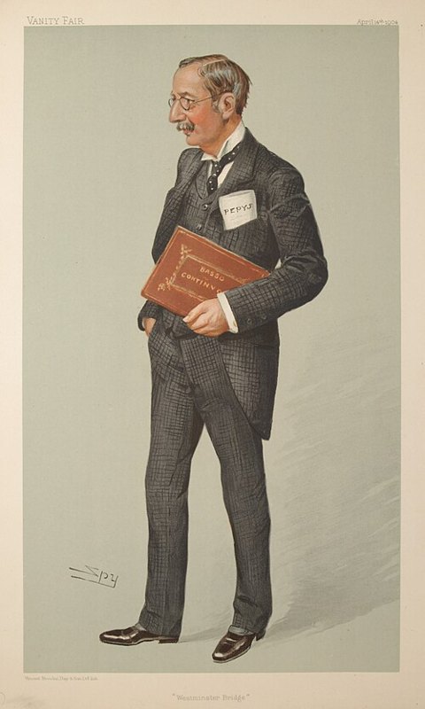 Retrato de Frederick Bridge