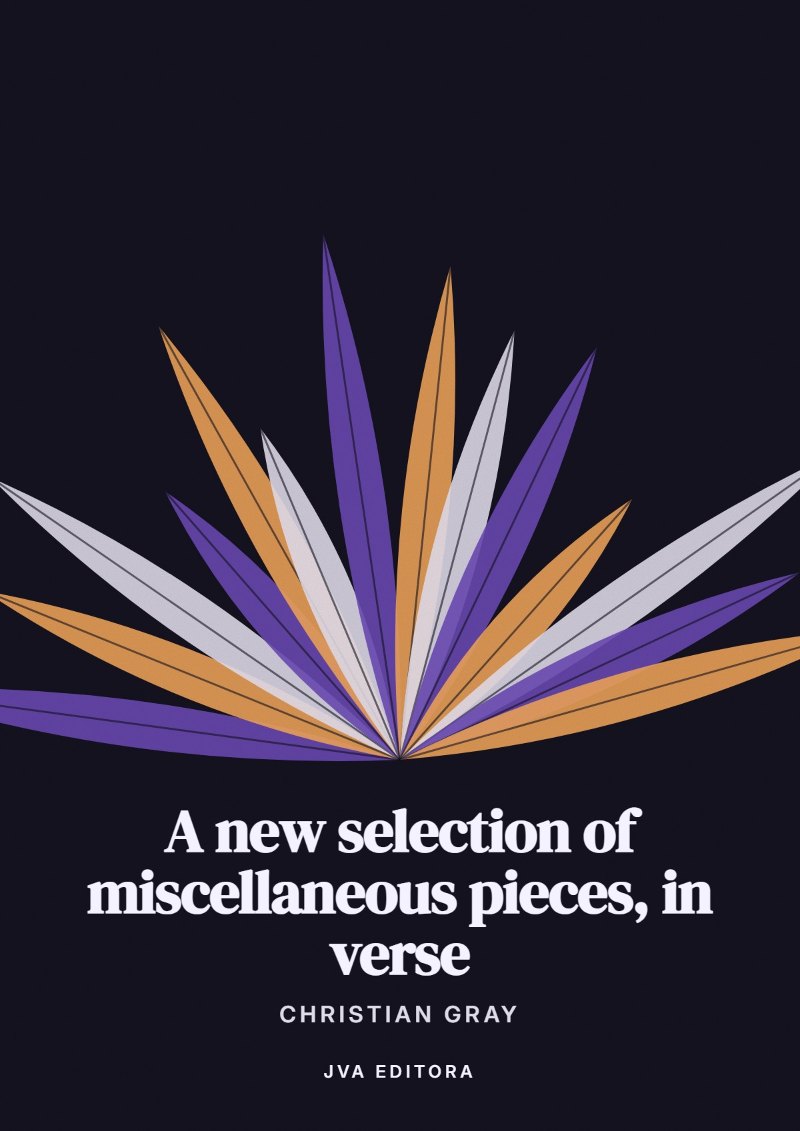 《A new selection of miscellaneous pieces, in verse》封面