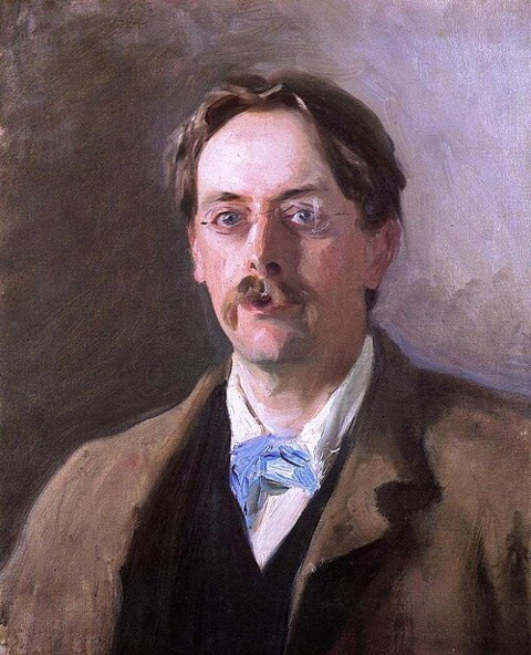 Retrato de Edmund Gosse