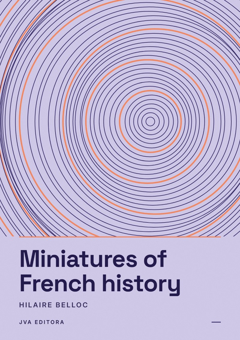 Copertina di Miniatures of French history
