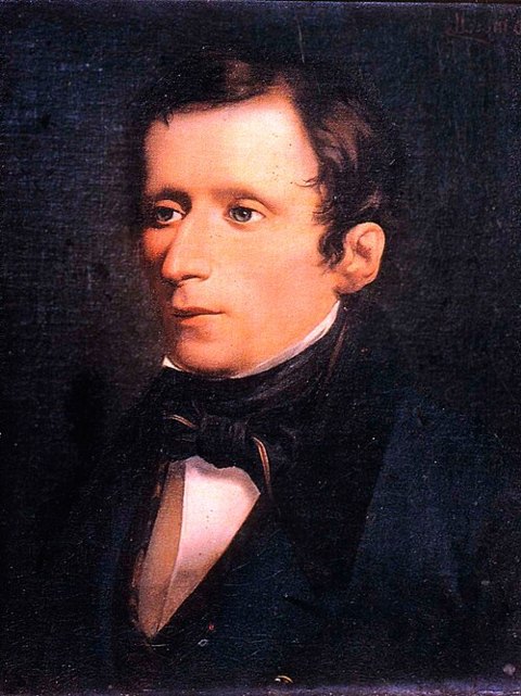Giacomo Leopardi的肖像
