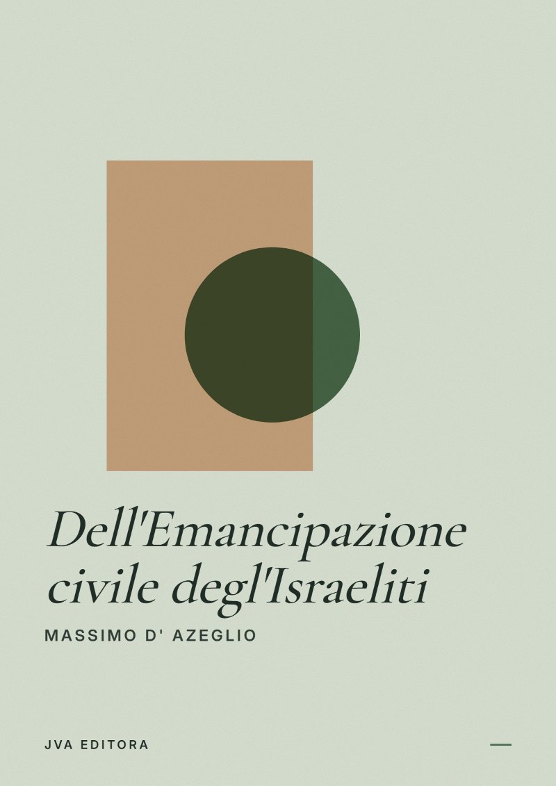 Couverture de Dell'Emancipazione civile degl'Israeliti