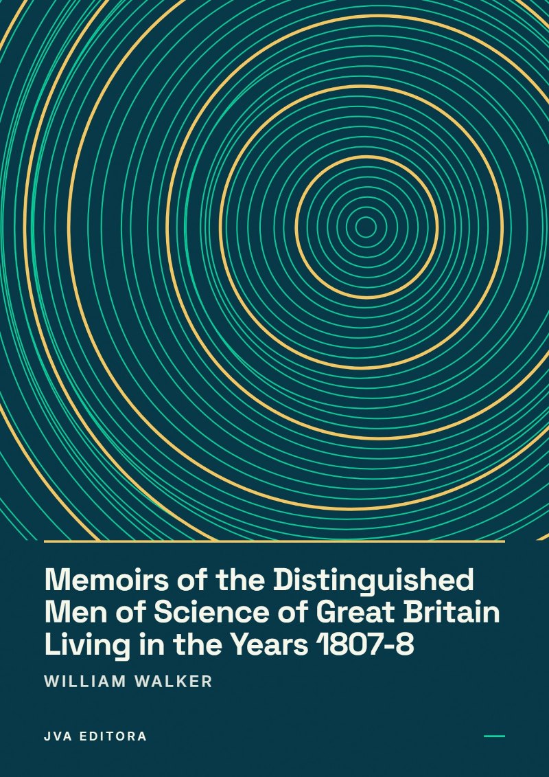 Εξώφυλλο του Memoirs of the Distinguished Men of Science of Great Britain Living in the Years 1807-8