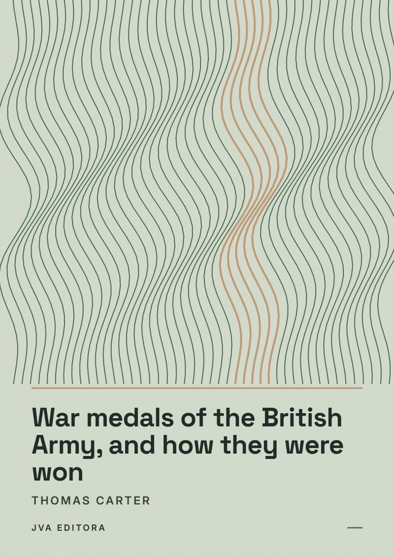 Cover of War medals of the British Army, and how they were won