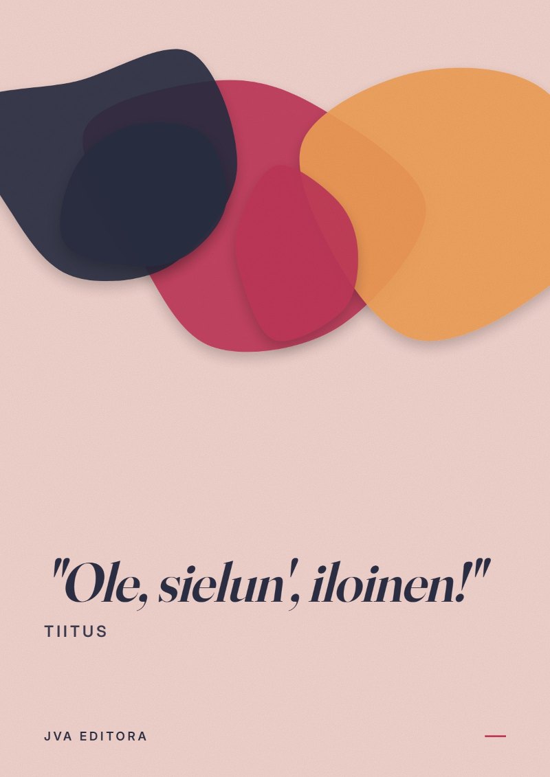 Capa de "Ole, sielun', iloinen!"