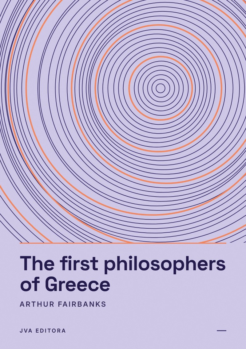 Capa de The first philosophers of Greece