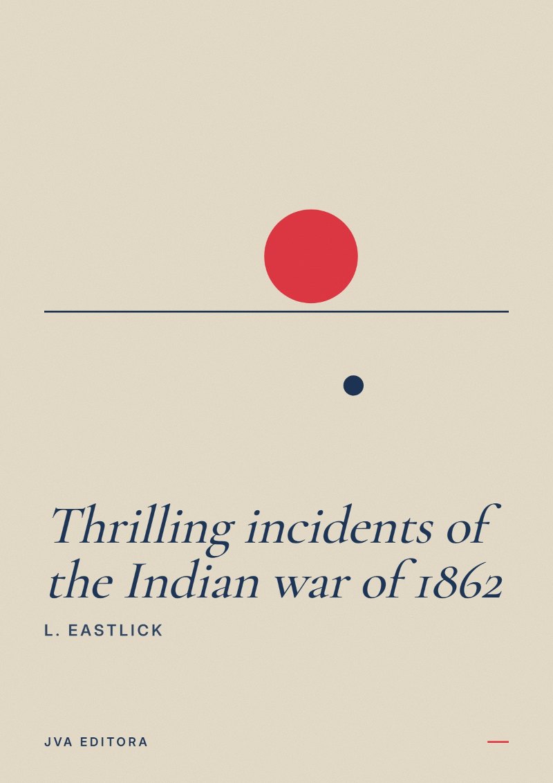 《Thrilling incidents of the Indian war of 1862》封面