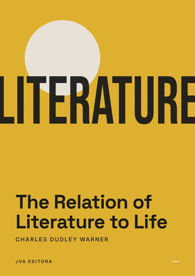 Portada de The Relation of Literature to Life