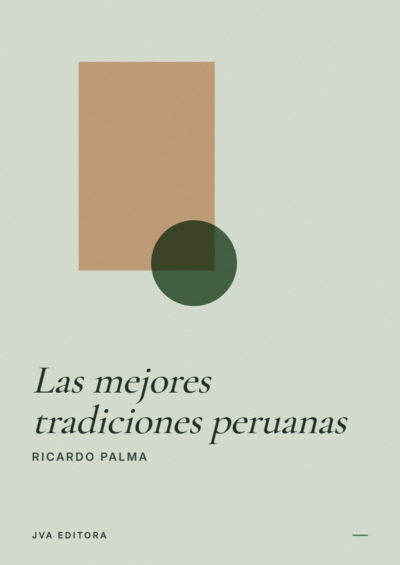 Εξώφυλλο του Las mejores tradiciones peruanas