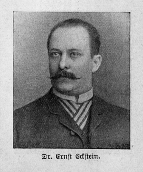 Porträt von Ernst Eckstein