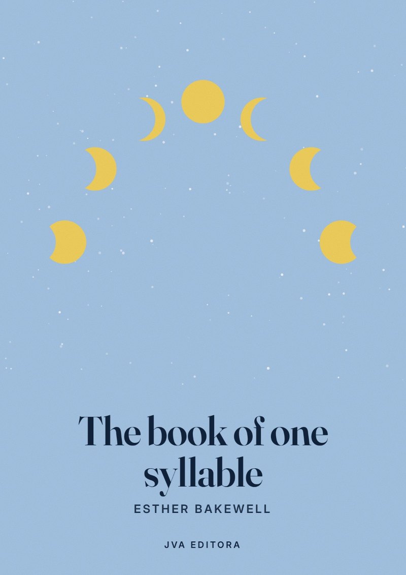 Εξώφυλλο του The book of one syllable