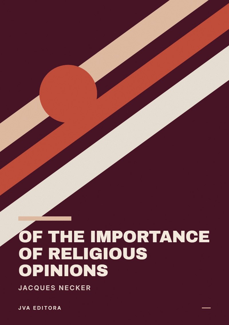 Capa de Of the importance of religious opinions