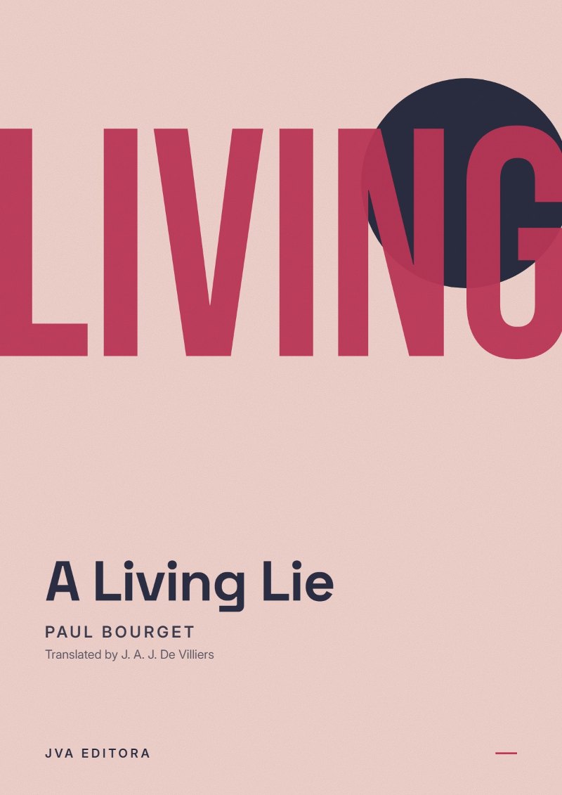 Capa de A Living Lie