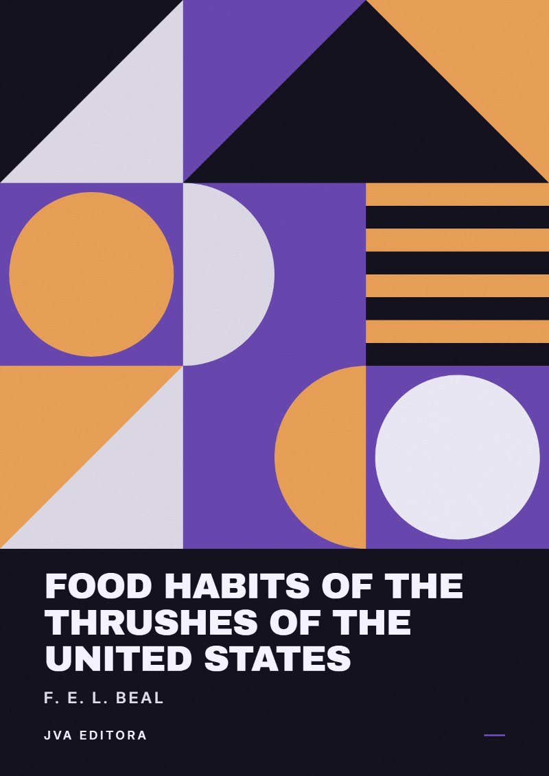 Couverture de Food Habits of the Thrushes of the United States