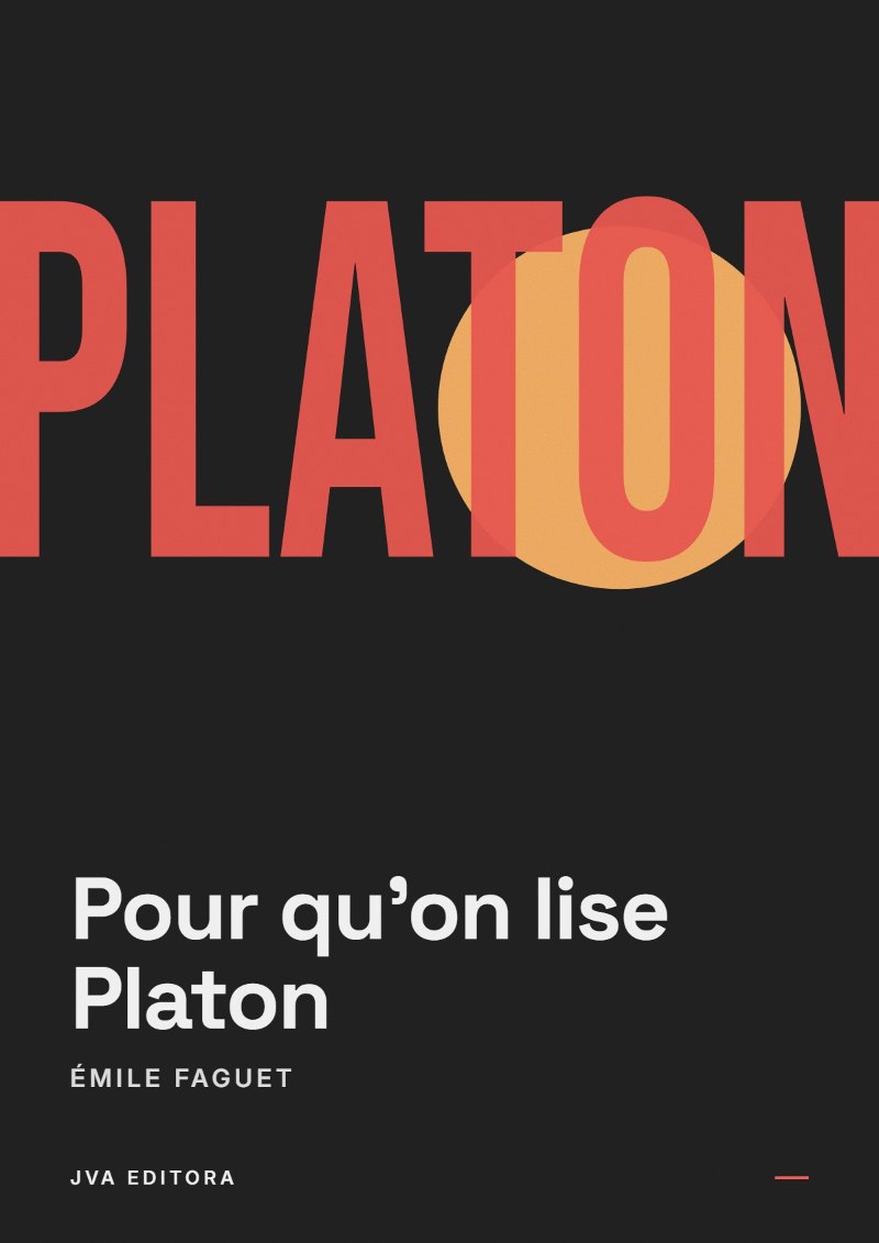 《Pour qu'on lise Platon》封面