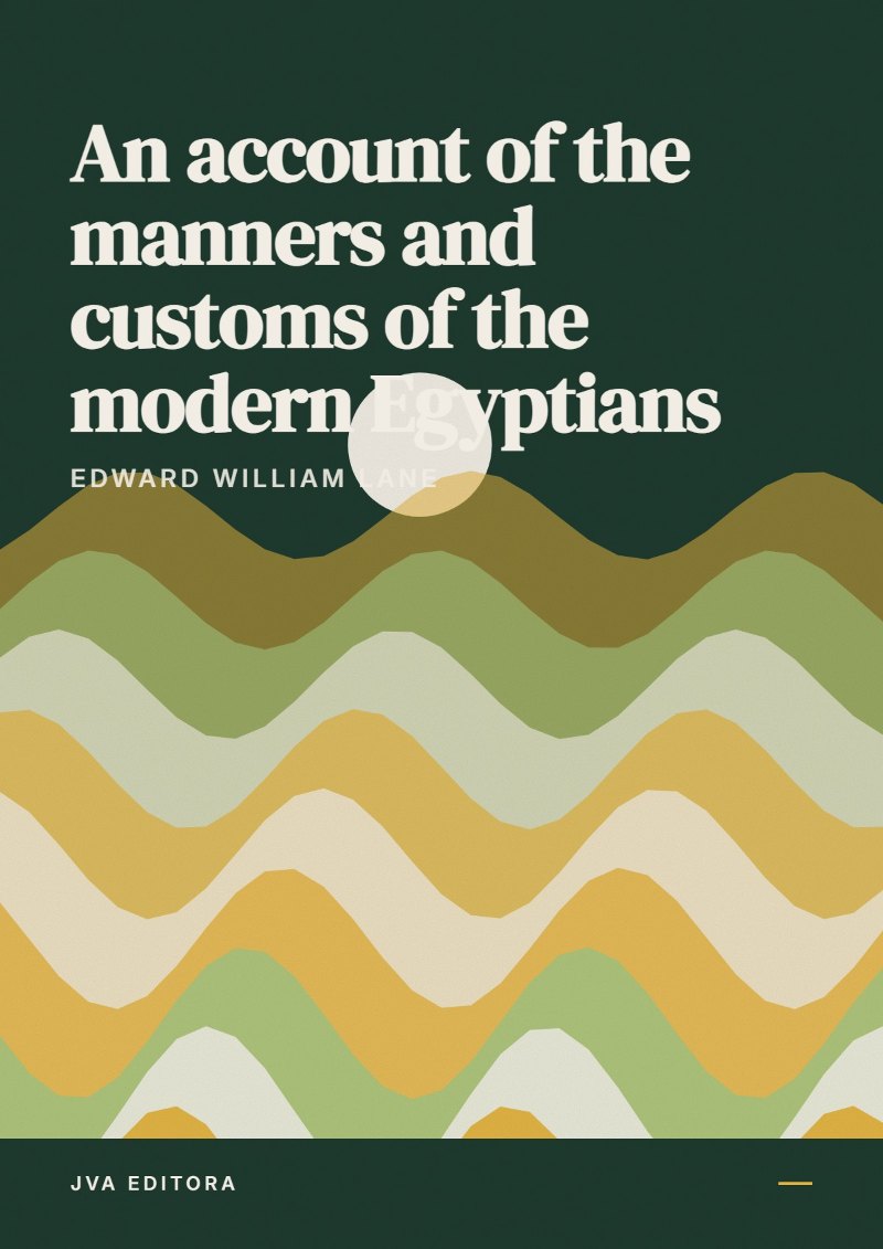 Portada de An account of the manners and customs of the modern Egyptians