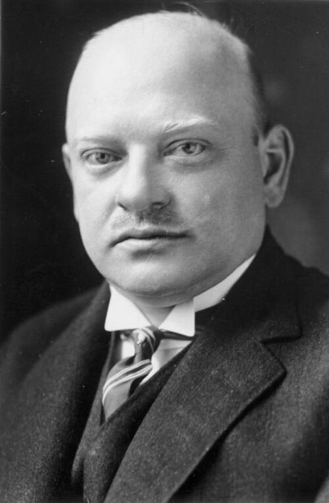 Retrato de Gustav Stresemann