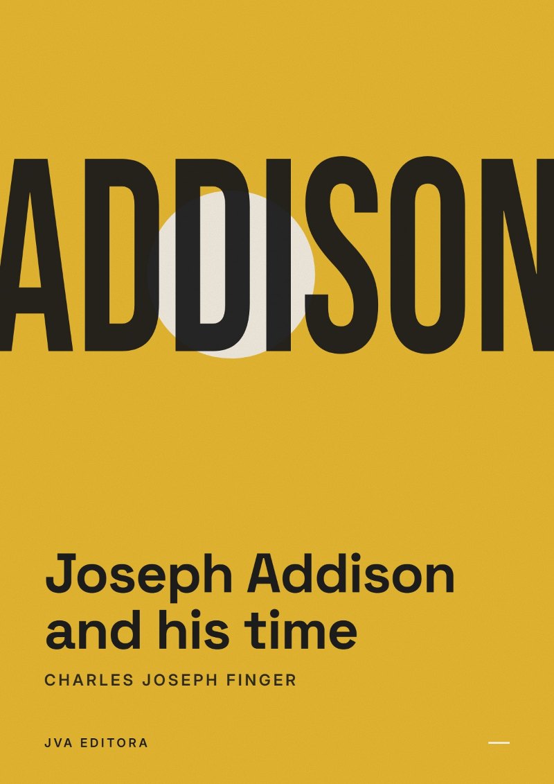 Portada de Joseph Addison and his time