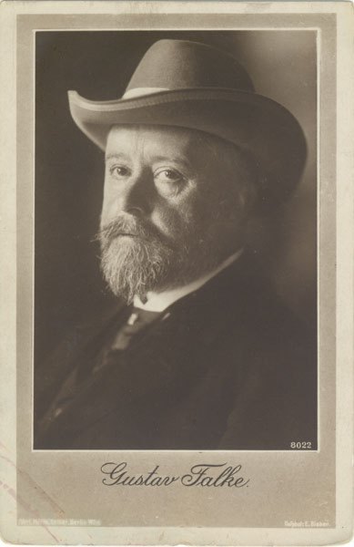 Porträt von Gustav Falke
