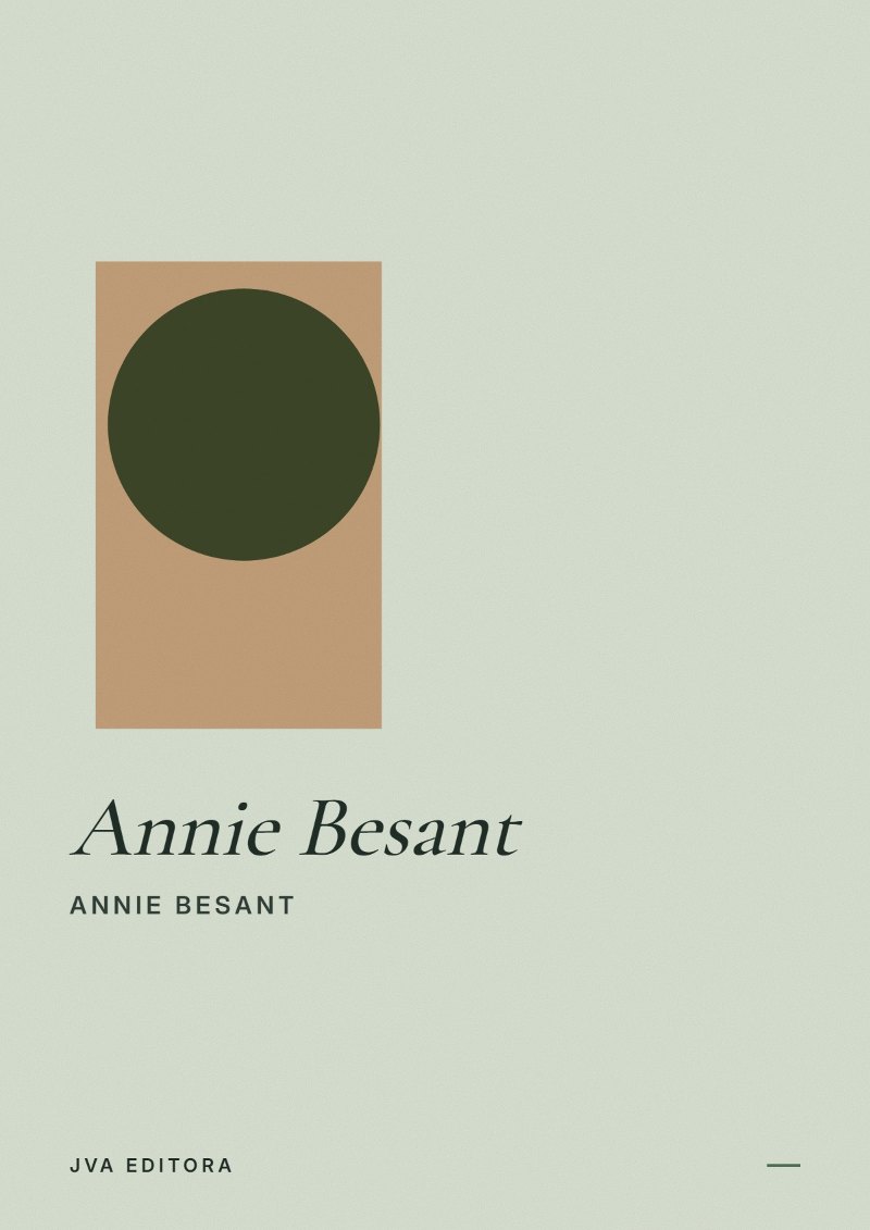 Capa de Annie Besant