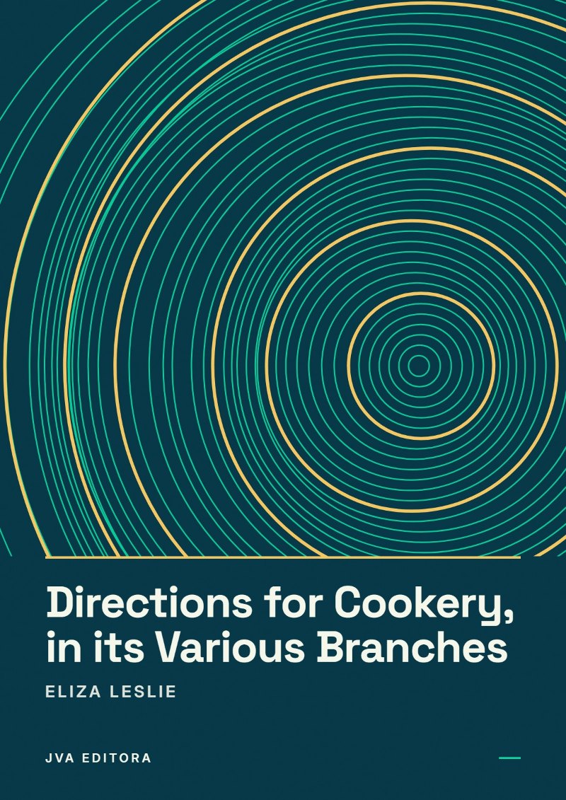 《Directions for Cookery, in its Various Branches》封面