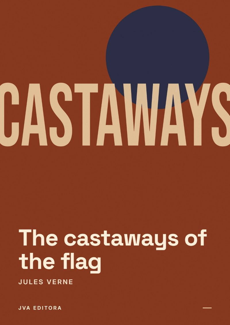 《The castaways of the flag》封面