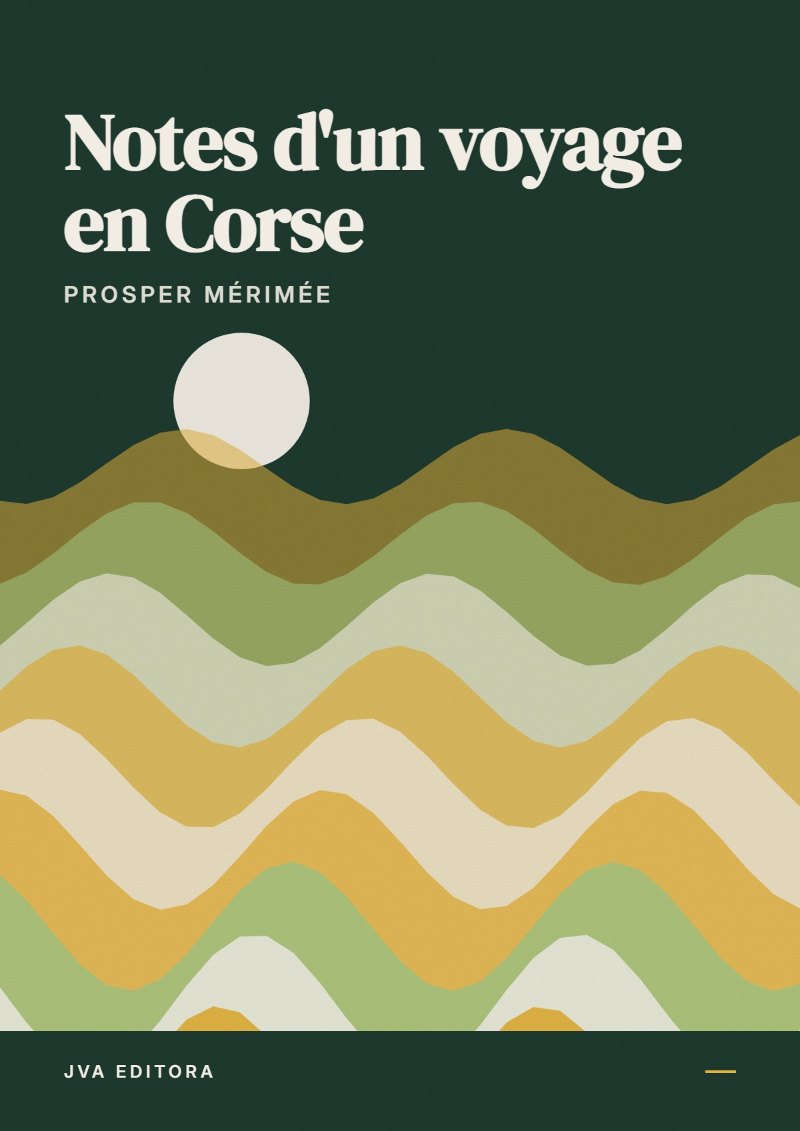 Εξώφυλλο του Notes d'un voyage en Corse