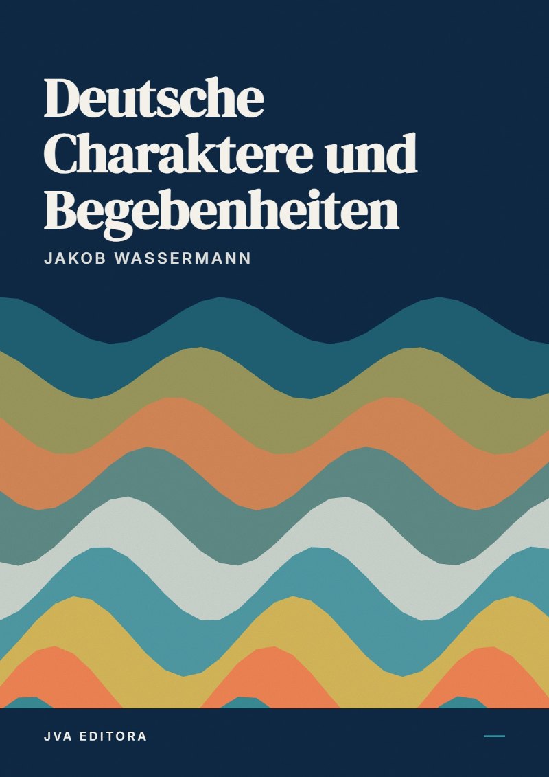 《Deutsche Charaktere und Begebenheiten》封面
