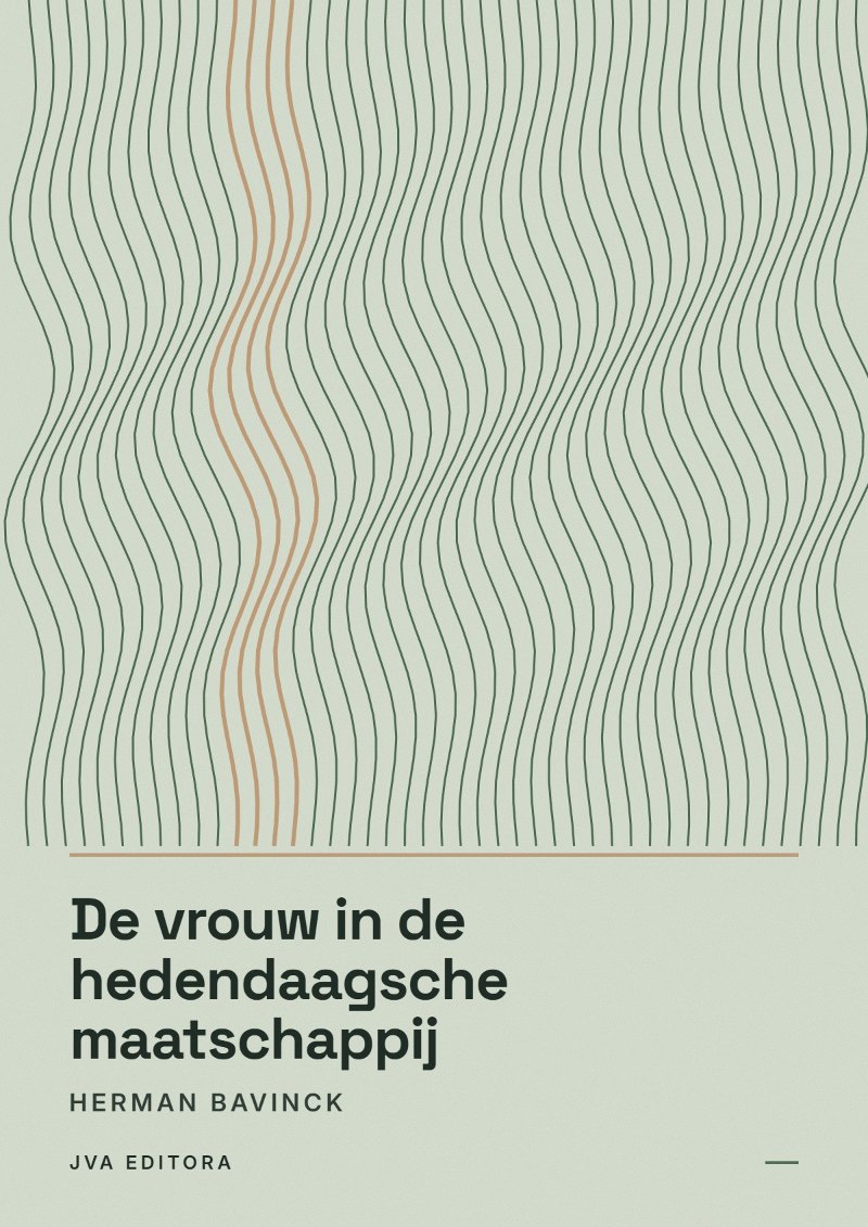 Εξώφυλλο του De vrouw in de hedendaagsche maatschappij